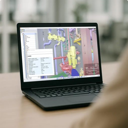 Revisione e visualizzazione di un modello 3D con CADMATIC eBrowser