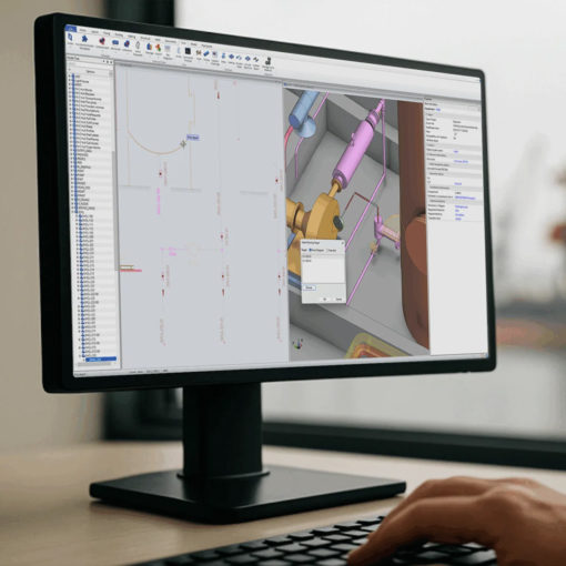 Testo ALT immagine principale Creazione di diagrammi di processo e strumentazione con CADMATIC P&ID